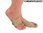 Pair of silicone protection for hallux valgus (bunion / onion foot)