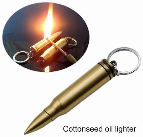 Gasoline windproof oil lighter / Eternal Match bullet shaped