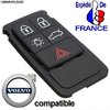 Remote Key Rubber Pad 5 Buttons For Volvo