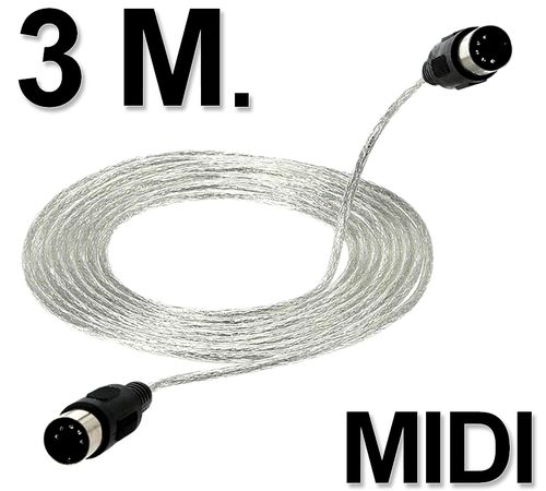Midi Cable Connection Link 3M Male to Male 5 Pins
