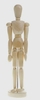 mannequin articulé (modèle) en bois - 30 cm -