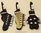 Set of 3 coat hangers / hooks Fingerboard Guitar