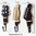 Set of 3 coat hangers / hooks Fingerboard Guitar