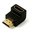 HDMI angle 90° degrees adapter male / female Gold Plated