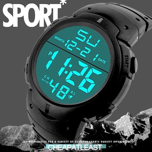 Imposing Multifunction Sport Man Watch stopwatch Alarm ...