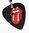 Necklace + pendant pick Rolling Stones tongue