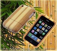 Coque Intégrale Pour Apple Iphone 3g 3gs - Bois De Bambou