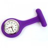 purple silicone pocket nurse watch