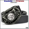 belt with Spider Buckle with concealed built-in knife