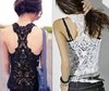 Tank Top T-Shirt  Sexy All Racerback Lace Beading