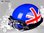 Vintage Retro Helmet Motorcycle British UK Flag Cafe Racer