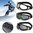 Lunettes Moto Masque de Ski Anti-buée Verres clairs UV400