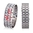 Samourai Red LED chromed Steel Bracelet Wrist Watch