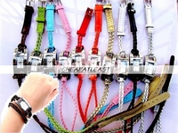 Wrist Watch with Leather Rope Braided Strap - Many colours