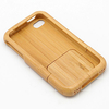 Coque De Protection En Bambou / étui Pour Apple Iphone 4
