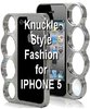 Protective case for Iphone 5 - Chrome Knuckle Style