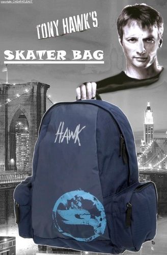 Backpack / schoolbag teens - TONY HAWK 'S Skater Bag
