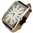 Chic Classic Men's Watch - Curved Chrome Metal Case