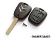 Replacement Case Shell Key Remote 2 Button + Blade for Citroen