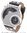 Fashion Men's Watch XL - Chrome - Dual Time Zones 2 Dials
