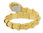 Watch Bracelet Jewel Snake shaped Gold color Metal -