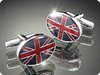 Cufflinks Great Britain Union Jack English british flag