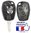 2 button shell replacement for key remote Renault or Dacia