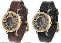 Hollow Watch Retro / Vintage - Hippie Chic Boho style Leather