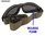 Dark Green army Khaki Metal Mesh protective goggles - Airsoft