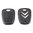 2 buttons key case + blade SX9 for Citroen & Peugeot