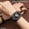 Wrist Watch bracelet & Chain rock punk style