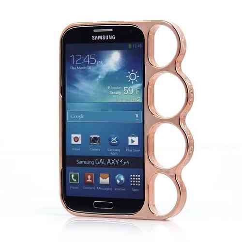 Knuckle shaped case for Galaxy S4  Rose-Gold