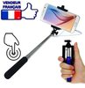 Selfie pole + shutter button for Iphone & Smartphone