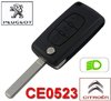 CE0523 Flip 3 buttons key case (light) for Peugeot Citroen