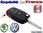 Case Key 3 Buttons Remote PANIC Vw Volkswagen Seat Skoda