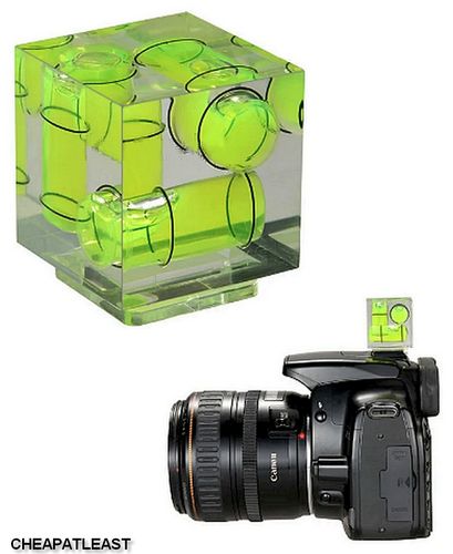 3 Axes Bubble Spirit Level Shoe camera SLR DSLR & BRIDGE