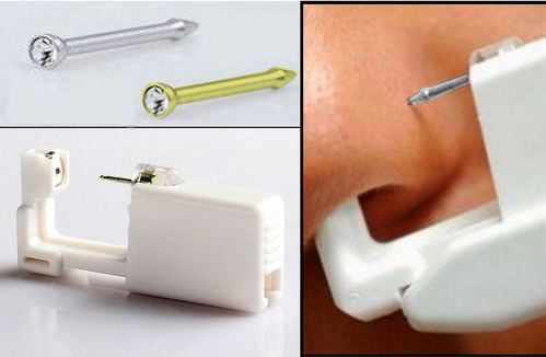 Disposable Gun With Stud for Nostril Piercing